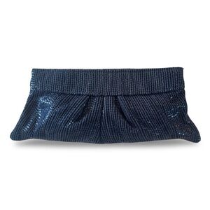 LAUREN MERKIN Elegant Navy Clutch